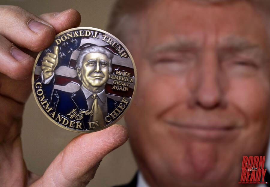 President Donald Trump POTUS MAGA Presidential Collectible Challenge Coin