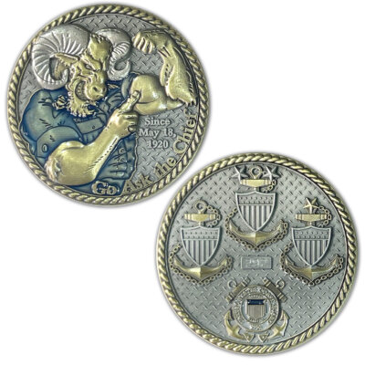 Go Ask the Chief Coast Guard Challenge Coin