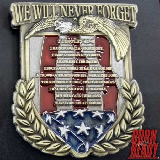 Military We will never forget Coin back
