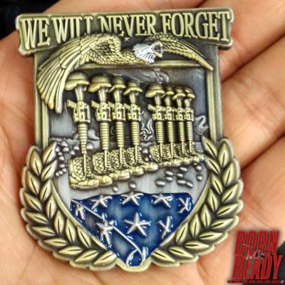 Military We will never forget Coin