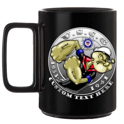 Popeye-United-States-Coast-Guard-Black-15oz-Coffee-Mug