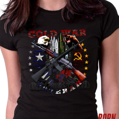 US Cold War Veteran Military Womens Shirt