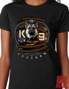 K9 75th Anniversary Womens Shirt