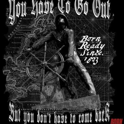 You Have To Go Out Coast Guard Veteran 3-18 Inch Custom Decal Sticker