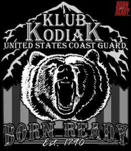 USCG Klub Kodiac Born Ready Since 1790 decal