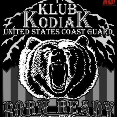 USCG Klub Kodiac Born Ready Since 1790 decal