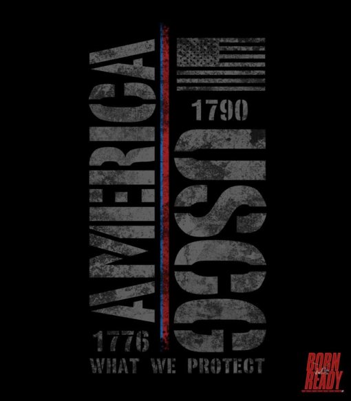 USCG What We Fight For America decal