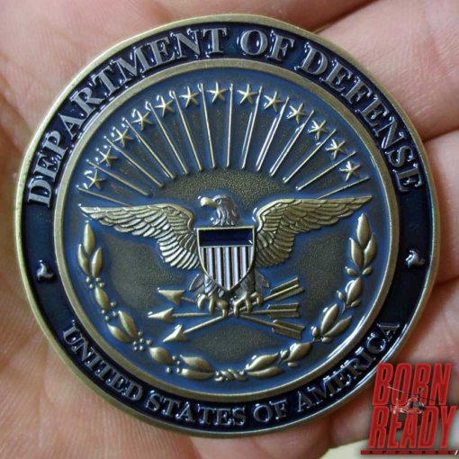Gen James Mattis Secretary of Defense Coin Back