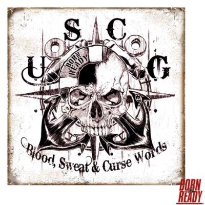 Blood Sweat & Curse Words Coast Guard Sign
