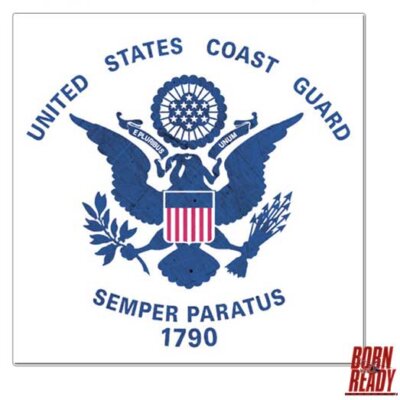 USCG Semper Paratus Coast Guard Sign
