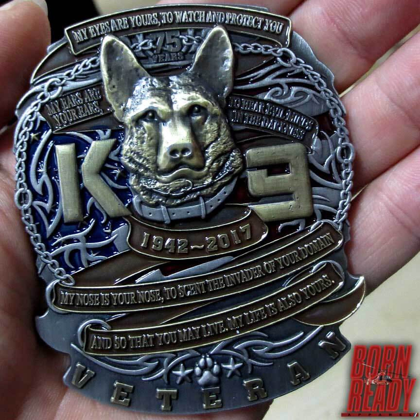 US MILITARY K9 Salute Coin