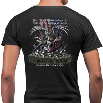 Fear No Evil Coast Guard Veteran Custom Men's Shirt