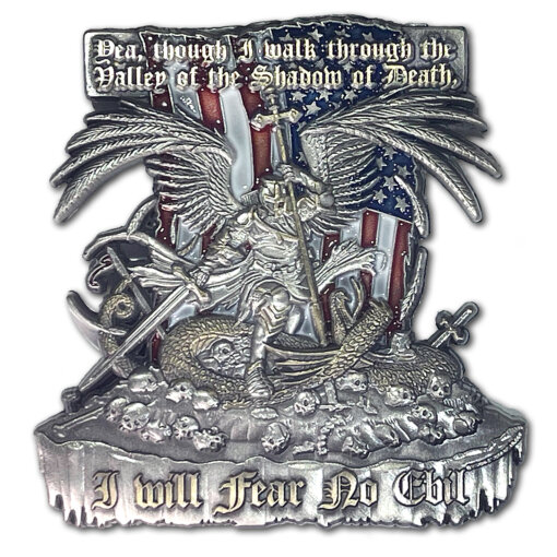 Fear No Evil Coast Guard Collectible Prayer Challenge Coin