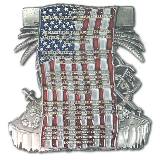 Fear No Evil Coast Guard Collectible Prayer Challenge Coin