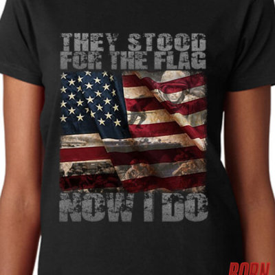 They Stood for the Flag Now I do womens shirt