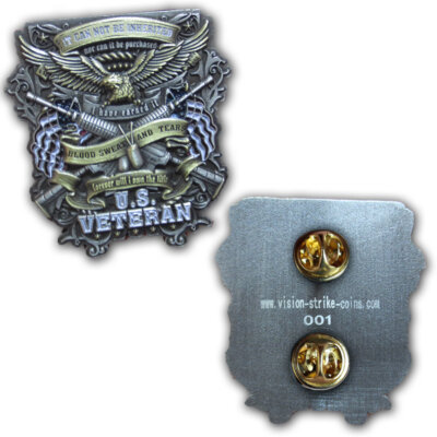 US Veteran Coast Guard Lapel Pin