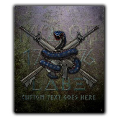 Molon Labe 1776 Coast Guard Sign