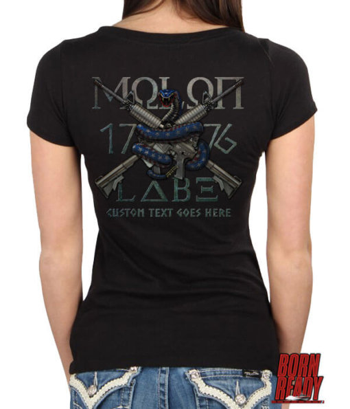 Molon Labe 1776 Coast Guard Shirt for Women