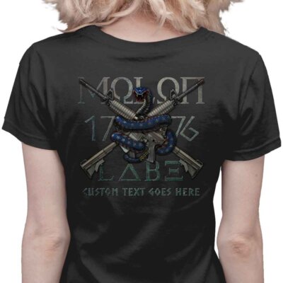 Molon Labe 1776 Coast Guard Veteran Custom Women's Shirt