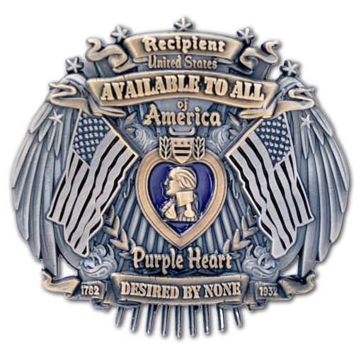 Purple-Heart-Engraved Front