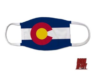 Colorado State Flag US Coast Guard Covid Mask