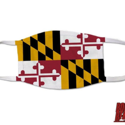 Maryland State Flag US Coast Guard Covid Mask