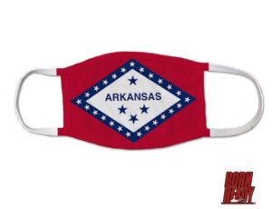 Arkansas State Flag US Coast Guard Covid Mask