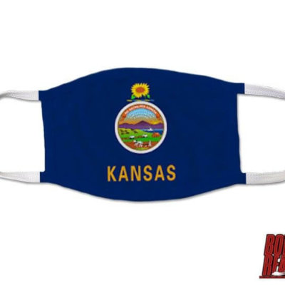Kansas State Flag US Coast Guard Covid Mask