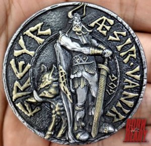 Freyr Viking Norse God Ancient Coin