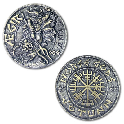 Aegir Viking Norse God Ancient Collectible Coin
