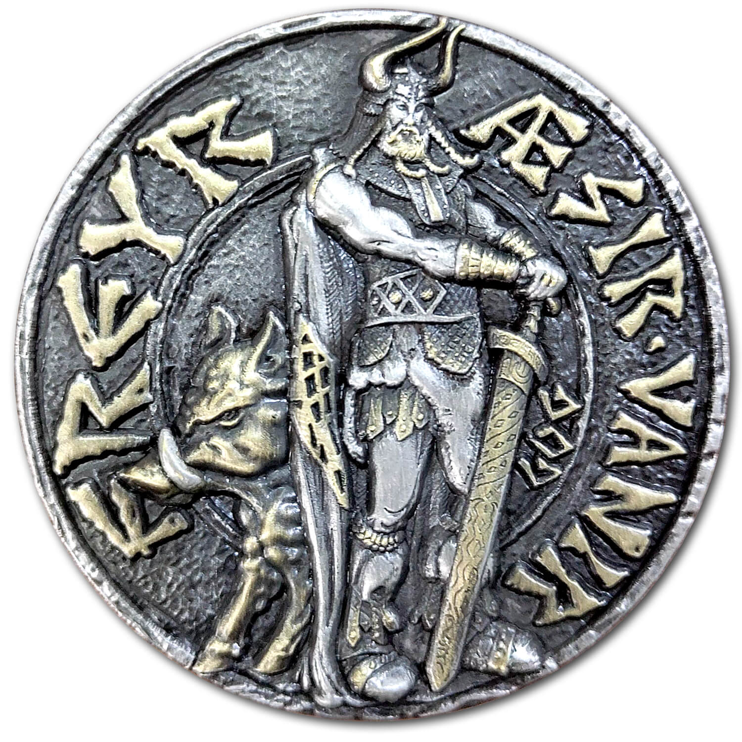 Freyr Viking Norse God Ancient Coin