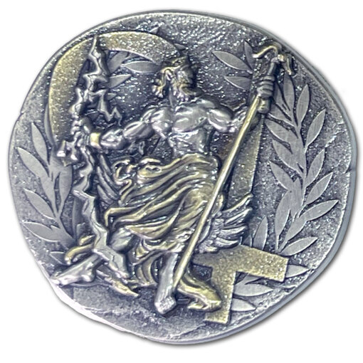 Zeus Greek God Ancient Collectible Coin
