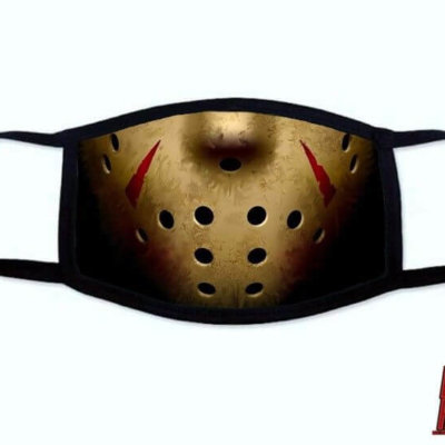 Killer Hockey Halloween Covid Mask