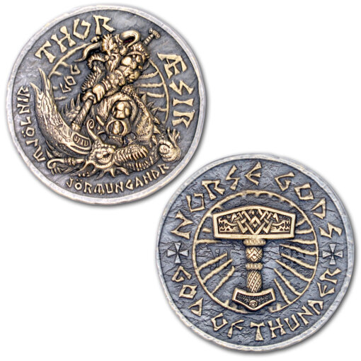 Thor Viking Norse God Collectible Coin