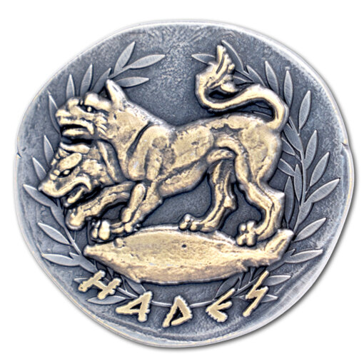 Hades Greek God of the Underworld Ancient Collectible Coin