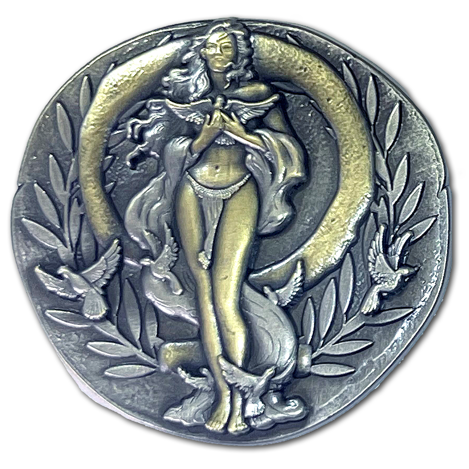 Aphrodite Greek God of Love And Beauty Ancient Collectible Coin