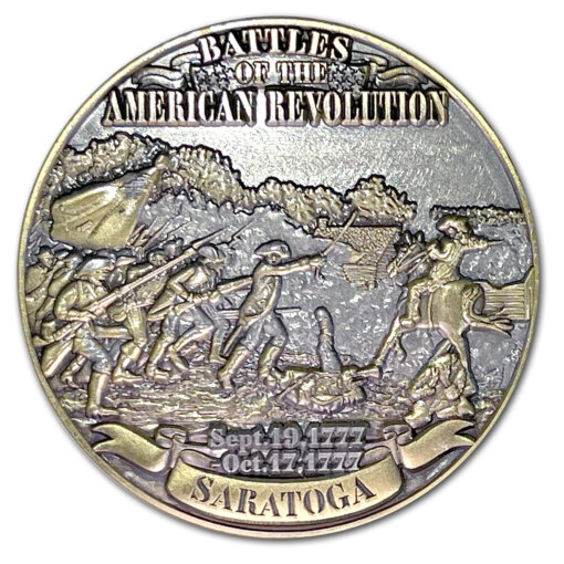 Battle of Saratoga Battles of the American Revolution Collectible Coin
