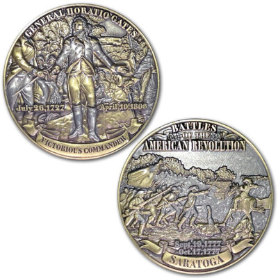 Battle of Saratoga Battles of the American Revolution Collectible Coin