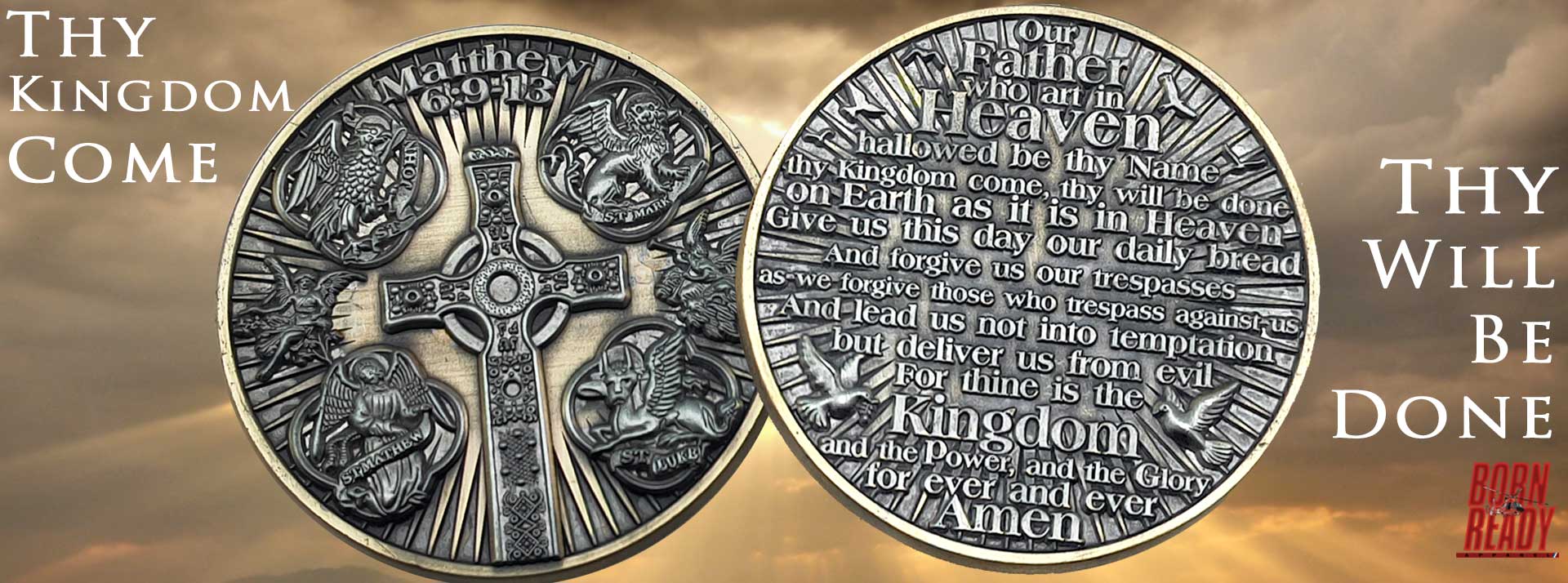 lords prayer coin header