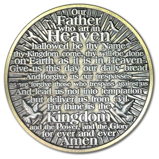 Lord’s Prayer Matthew 6:9-13 Gospel Biblical Coin