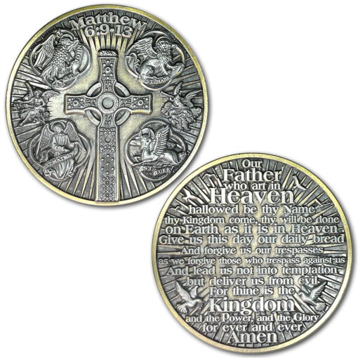 Lord’s Prayer Matthew 6:9-13 Gospel Biblical Coin