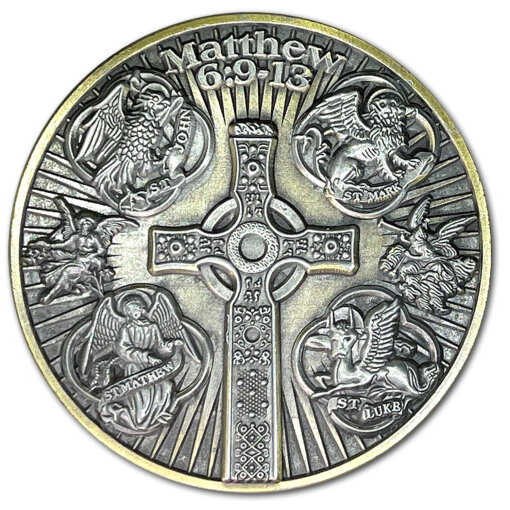 Lord’s Prayer Matthew 6:9-13 Gospel Biblical Coin