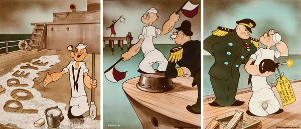Popeye in the US navy