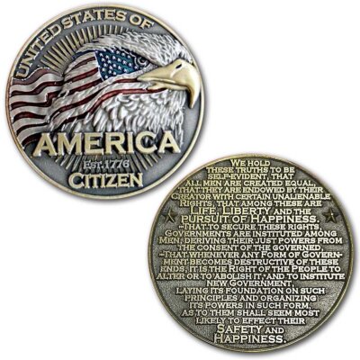 US Citizen Declaration of Independence Collectible Coin