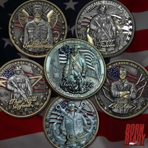 US Veterans Challenge Coin Set