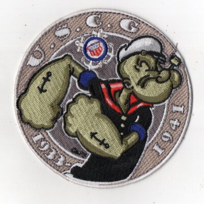 USCG popeye Military Patch