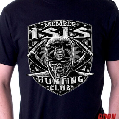 Isis Hunting Club Member Coast Guard Veteran Custom Men's Shirt