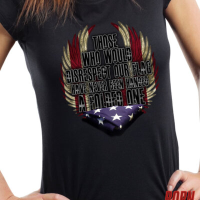 Those Who Would Disrespect Our Flag Coast Guard Veteran Custom Women's Shirt