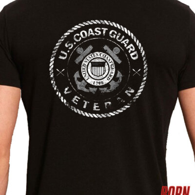 USCG Veteran Coast Guard Veteran Custom Men's Shirt