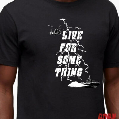 Live For Something Coast Guard Veteran Custom Men's Shirt